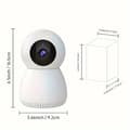 Trådlös kamera 4MP 360° Inomhus Smart Säkerhetskamera 360° Panorering/tilt Hemsäkerhetskamera