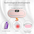 Miniatyrbild 4 av 4: Usb Elektrisk Värmebälte Menstruations Midja Värmeplatta Massage Period Smärta Lindring Kramper Bästa Present White
