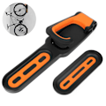 Pikkukuva 1 / 5: Taitettava pyöräteline seinälle Black orange
