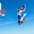 Miniatyrbilde 5 av 5: Oppgradert Heavy Duty Basketballnett (Regntæt)