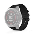 Miniatyrbillede 1 af 5: Til Garmin Fenix ​​5 22mm tre-ringet nylon urrem Black