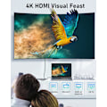Pikkukuva 2 / 5: USB C -keskitin Ethernet, 4K USB C - HDMI -keskitin, 8-in-1-monitoiminen USB C -sovitin, tyyppi C -telakka, yhteensopiva MacBook Pro Air Ipadin kanssa