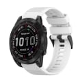 Pikkukuva 1 / 5: Garmin Fenix ​​7 Solar 22 mm vaakasuora rakenne watch ranneke irrotustyökalulla White