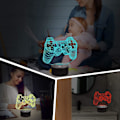 Miniatyrbilde 4 av 5: 3d Gamepad-lampe Spillkonsoll Nattlys 3d Illusion-lampe for barn, 16 farger som endres med fjernkontroll, spillrom-spillergave, barneromsdekor