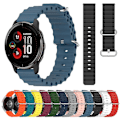 Miniatyrbillede 3 af 5: Til Garmin Venu 2 Plus 20 mm Ocean Style Silikone ensfarvet urbånd White