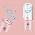 Miniatyrbillede 4 af 4: Bærbar Blender Mini Blender Til Juice, 500ml Personlig Blender Genopladelig Hvid
