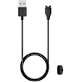 Miniatyrbilde 1 av 4: Erstatningslader for Garmin Venu, ladekabel pluss en svart silikonladerportbeskytter Anti-støvplugg for Garmin Venu Smartwatch