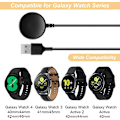 Miniatyrbild 2 av 5: Laddare för Samsung Galaxy Watch 4/4Classic/3/Active 2/Active