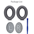 Miniatyrbilde 4 av 4: Øreputer Erstatning av puter for Bose Quietcomfort 35 / Qc35 Ii Dark Gray