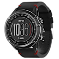 Miniatyrbillede 1 af 5: Til Garmin Fenix ​​3 26mm læder sutur stålspænde urbånd Black