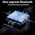 Miniatyrbilde 4 av 4: Ekte trådløse Bluetooth-ørepropper IPX5 Vanntett støydempende trådløse Bluetooth-ørepropper for Android/iOS Svart