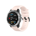 Miniatyrbilde 3 av 4: Silikon Hurtigutløser Rem For Garmin Fenix 7 / Epix Light Pink