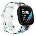 Miniatyrbillede 1 af 5: Til Fitbit Versa 3 Printing Watch Band E