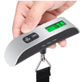 Pikkukuva 3 / 5: 50kg/10g elektroninen vaaka LCD digitaalinen riippuva matkatavaravaaka Jousivaaka