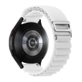 Miniatyrbild 2 av 5: För Garmin Forerunner 255s / Venu 2s Universal Nylon Watch Band White