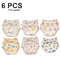 Miniatyrbilde 2 av 4: 6 Pack Unisex bomull gjenbrukbar pottetrening Vanntett treningsbukse style 6 110