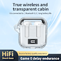 Miniatyrbilde 3 av 5: Ekte trådløse Bluetooth-hodetelefoner TM90 Pro In-ear Digital Display Wireless