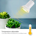 Miniatyrbillede 4 af 5: Reptil varmelampe sollampe med justerbar holder klemmelampe med afbryder skildpadde solbad spotlys med 360 roterbar arm strømadapter til firben skildpadde