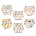 Miniatyrbillede 3 af 5: 6 Pack Unisex bomuld Genanvendelige pottetræning Vandtætte træningsbukser style 5 100