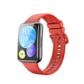 Justerbar blød silikoneurrem til Huawei Watch Fit 2 Red, Red Style E