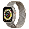 Miniatyrbillede 1 af 5: Metalrem til Apple Watch 8 7 45 mm 41 mm Ultra 49 mm åndbart Milanese erstatningsbånd til Iwatch 6 5 4 3 2 Se 44 ​​mm 42 mm 40 mm Vintage gold 42mm 44mm 45mm 49mm