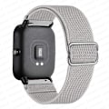 Miniatyrbillede 1 af 5: 20 mm/22 mm bånd til Amazfit Gts 4//2/2e/3/gts2 Mini/gtr 4/3/pro/gtr2/47 mm/stratos Nylon elastisk urarmbånd Amazfit bipstrop grey 22mm