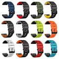 Pikkukuva 5 / 5: Garmin Fenix ​​7/7x/6/6x/5/5x 22 mm, kaksivärinen watch Black Red