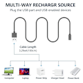 Miniatyrbillede 4 af 5: Oplader til Xiaomi Redmi Watch 3 Let Laderetui