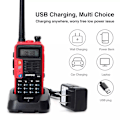 Miniatyrbillede 4 af 5: Baofeng Uv-s9 Plus Tri-band Radio 10w Kraftig 136-174mhz/220-225mhz/400-520mhz Walkie Talkie Amatør Håndholdt Tovejs Radio - Walkie Talkie Yellow