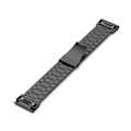 Miniatyrbillede 3 af 4: Til Garmin Fenix ​​5 urrem i rustfrit stål Black