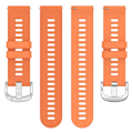 Miniatyrbilde 3 av 5: For Garmin Venu 2plus 20mm Cross Textured Silicone Watch Band Orange