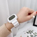 Miniatyrbillede 1 af 5: Til Fitbit Versa 3 3d Silikone integreret urbånd White