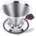Miniatyrbilde 1 av 5: Rustfritt Stål Gjenbrukbar Kaffe Drypper for Håndbrygget Kaffe