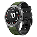 Pikkukuva 1 / 5: Garmin Instinct 22 mm:n silikoni- watch Amygreen-Black