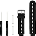 Miniatyrbillede 1 af 2: Udskiftningsrem til smart armbåndsur til Garmin Forerunner 220/230/235/620/630/735xt/235 Lite Black-Black