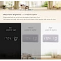 Miniatyrbild 4 av 5: Väckarklocka Trä Digital Klocka för Sovrum Snooze Modern