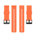 Miniatyrbilde 2 av 5: For Suunto 7 24 mm ensfarget silikonklokkerem Orange
