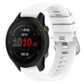 Miniatyrbilde 1 av 5: For Garminactive S 18 mm ensfarget silikonklokkerem White