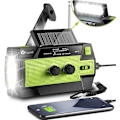 Pikkukuva 1 / 5: 4000mah-Solar-käsikampi, kannettava Am/Fm-sääradio