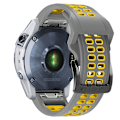 Miniatyrbillede 5 af 5: Silikoneur til Garmin Fenix 7 22mm e Grey Yellow