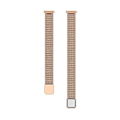 Miniatyrbilde 5 av 5: Erstatningsstropp i rustfritt stål Magnetisk Milan Fashion-armbånd for Fitbit Luxe rose gold
