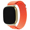 Miniatyrbillede 1 af 4: Til Fitbit Versa 3 / Sense Universal Loop Nylon urrem Orange