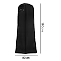 Miniatyrbilde 5 av 5: Store klesposer 180x80x22cm Saver Støvtett Brudekjolepose Black
