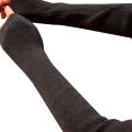 Miniatyrbilde 4 av 5: Varme fingerløse hansker Vintervotter Strikkede halvfingermansjetthansker Lange kvinner Dark Gray M