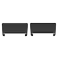 Miniatyrbillede 3 af 3: 1 par til Xiaomi Redmi Watch 2/Watch 2 Lite forbindelsesadapter 18mm legering urrem-stik Black
