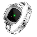 Pikkukuva 4 / 5: Fitbit Versa 3 / Sense Universal Diamond Metal Watch Silver