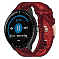 Miniatyrbilde 1 av 5: For Garmin Vivoactive3 Music 20mm nylon vevd klokkerem Red