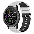 Miniatyrbild 1 av 5: För Garmin Vivoactive 3 20 mm rutigt tvåfärgat watch White-Black