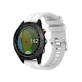 Miniatyrbilde 1 av 4: Rem for Garmin Approach S60 22 mm hvit ensfarget silikonklokke