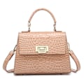 Miniatyrbillede 3 af 5: Luksus Lady Crocodile Bag 2022 Ny Elegant God Kvalitet Lille Pung Dame Håndtaske Med Lang Justerbar Skulderstrop
